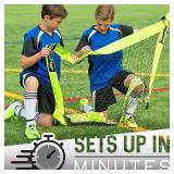 Franklin Sports Blackhawk Pop Up Soccer Goal - Multiple Sizes
