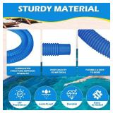 4 Pcs 1.25" Pool Hose, 59" Long Accessory Replacement Hoses