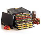 $250 Excalibur 9-Tray Food Dehydrator, 600W, 15 Sq Ft, Black