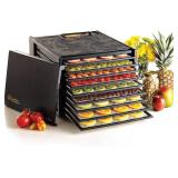 $250 Excalibur 9-Tray Food Dehydrator, 600W, 15 Sq Ft, Black