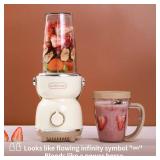 La Reveuse Blender, 300W, 17oz Cup/10oz Mug, Retro Style