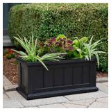 $71 Mayne Cape Cod Planter Black 24in L x 11in W x 11in D