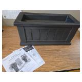 $71 Mayne Cape Cod Planter Black 24in L x 11in W x 11in D
