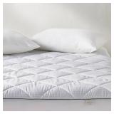 $59 King Cool Plush Mattress Pad - Fits 18" Depth, Hypoallergenic