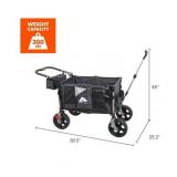 $149 Ozark Trail All-Terrain Foldable Push Pull Wagon