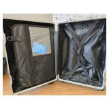 $110 HotWay 20" PC Hard Shell Carry On, Aluminum Frame, TSA Locks, SILVER.