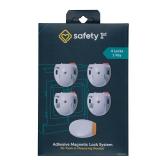 Safety 1st Adhesive Magnetic Lock System, 4 Locks And 1 Key