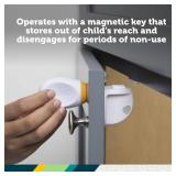 Safety 1st Adhesive Magnetic Lock System, 4 Locks And 1 Key