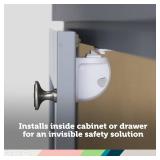 Safety 1st Adhesive Magnetic Lock System, 4 Locks And 1 Key