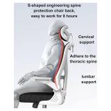 $209 COYOUCO Ergonomic Mesh Office Chair with Lumbar Support, Silver