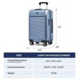 $314 Travelpro Platinum Elite 21-Inch Spinner, Dark Sky Blue