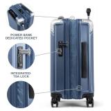 $314 Travelpro Platinum Elite 21-Inch Spinner, Dark Sky Blue