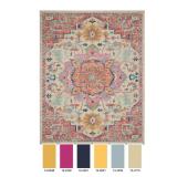 Passion Ivory/Pink 2 ft. X 3 ft. Persian Modern Doormat