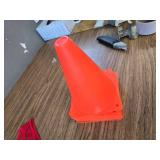 Hercicy 24 Pcs Youth Jerseys and Dozen 7" Cones (Medium,Red, Blue)