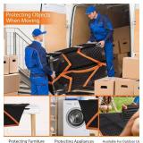 Nouva Heavy Duty Moving Blankets, 6 Pack, 72"x40", Furniture Pads