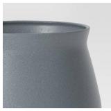 Speckled Indoor Outdoor Planter 16"x16"x20" Charcoal - Threshold