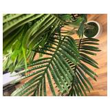 $100 FOUR ft Green Palm Artificial Tree with Planter, Home Office Decor