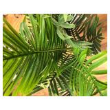 $100 FOUR ft Green Palm Artificial Tree with Planter, Home Office Decor