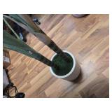 $100 FOUR ft Green Palm Artificial Tree with Planter, Home Office Decor