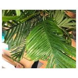 $100 FOUR ft Green Palm Artificial Tree with Planter, Home Office Decor