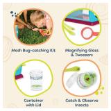 Bug Bungalow Insect Kit w/ Mesh Case, Magnifier & Tweezers