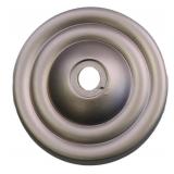 GlideRite 10 Pack 1.5 Inch Brushed Satin Nickel Cabinet Knobs and Backplate