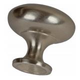 GlideRite 10 Pack 1.5 Inch Brushed Satin Nickel Cabinet Knobs and Backplate