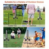 Queension ScoreKeeper w/ Drink Holder, Magnetic Cornhole Board