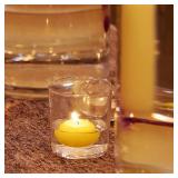 CertBuy 12 Pack 4 Inch Clear Glass Cylinder Vases for Centerpieces