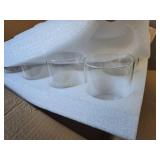 CertBuy 12 Pack 4 Inch Clear Glass Cylinder Vases for Centerpieces