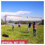 $140 Volleyball Net Set with Steel Poles by MD Sports