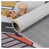 $140 8 x 10 Kids SUPERIOR Construction Zone Area Rug