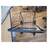 IRONMAX Shopping Cart, Foldable, Heavy Duty, Large Wheels, Black