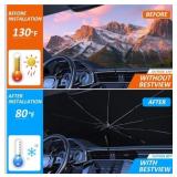 Windshield Sun Shade Umbrella for 2010-2015 Toyota Prius Hatchback
