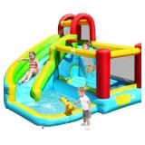 $180 Inflatable Water Slide Bounce House, Kids Park with Pool, No Pump.