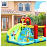 $180 Inflatable Water Slide Bounce House, Kids Park with Pool, No Pump.