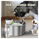 Meill Cat Water Fountain, 236oz/7L Capacity, Battery Operated