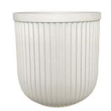 Better Homes & Gardens 16"x16"x15.8" Ellan White Resin Planter