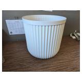 Better Homes & Gardens 16"x16"x15.8" Ellan White Resin Planter