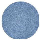 $225 SAFAVIEH Braided Caleb Polyester Rug, Blue, 5