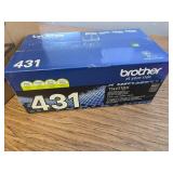 $86 Brother TN431BK Standard Yield Toner Cartridge, Black