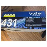 $86 Brother TN431BK Standard Yield Toner Cartridge, Black