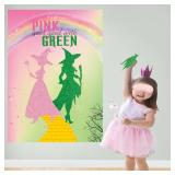 2 Pack Witch Birthday Decor, Pink/Green Game, Party Supplies