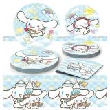 2 sets-Cinnamoroll Party Set: 20 Plates, 20 Napkins, 1 Tablecover