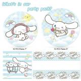 2 sets-Cinnamoroll Party Set: 20 Plates, 20 Napkins, 1 Tablecover