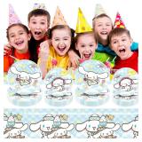 2 sets-Cinnamoroll Party Set: 20 Plates, 20 Napkins, 1 Tablecover