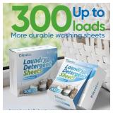 Laundry Detergent Sheets 150 Ct ECO-Friendly, Plastic-Free Soap