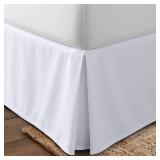 Utopia Bedding Queen Bed Skirt, 16 Inch Drop, Quad Pleated