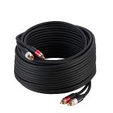 Amazon Basics 2- Male to 2-Male RCA Audio Cable, 32.9 ft.