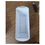 Sterilite Ice Cube Bin, Narrow, Space-efficient, BPA-Free, White